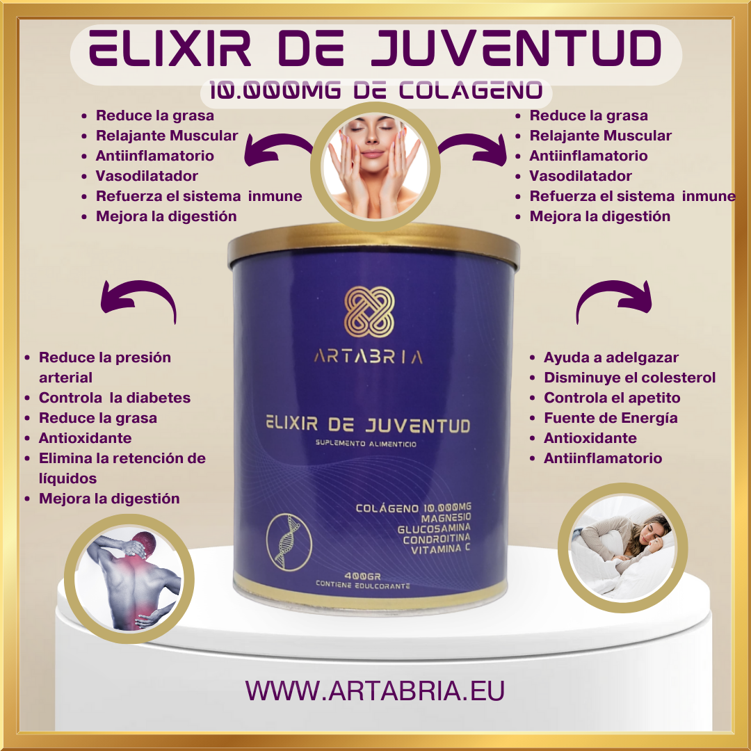 ELIXIR DE JUVENTUD ARTABRIA - COLAGENO ENRIQUECIDO (1 mes)